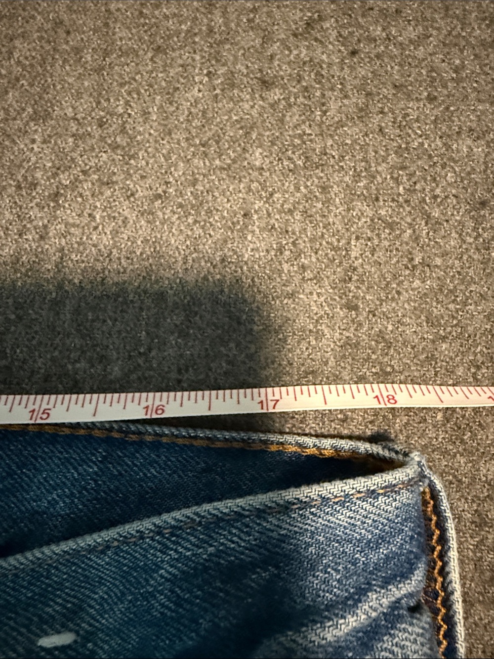 Madewell the dean easy straight Jean in monessen wash, 32, good condition - Picture 9 of 12